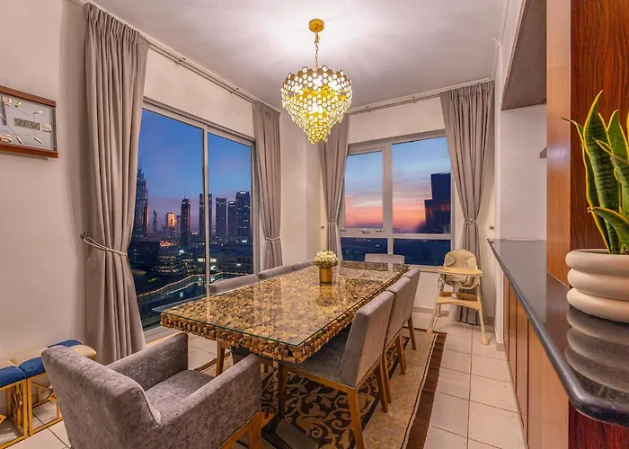 Spectacular Burj & Fountain View - Luxurious 3 Bedrooms & Maids Room - The Residences